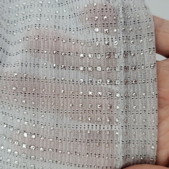 Bke Semi Sheer 3/4 Sleeve Top - Picture 3 of 6